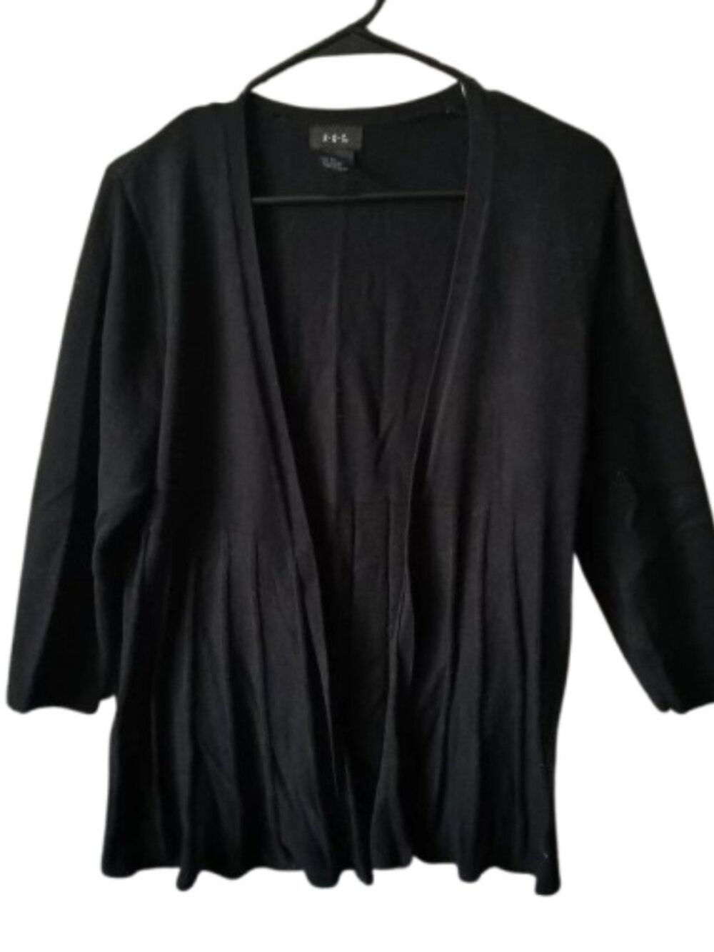 Black Open Front Cardigan Women's M
